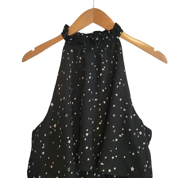 Mudpie -Pacey Star Galaxy Ruffle Flounce Dress - size large- NWOT - Picture 5 of 11